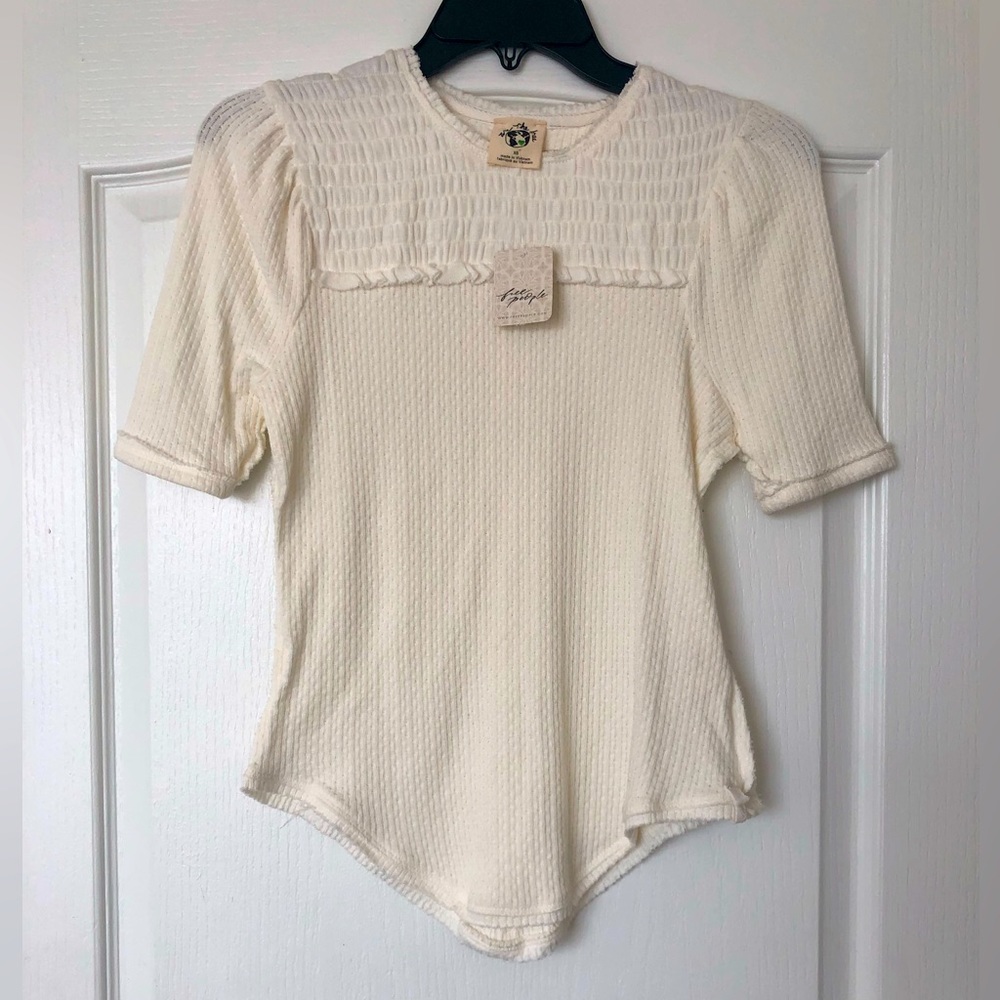Free People Ivory Top